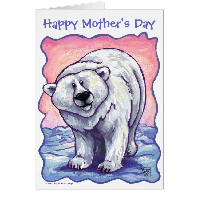 Animal Parade Polar Bear Happy Mothers Day (Front)