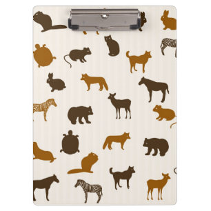 Animal pattern 1 clipboard