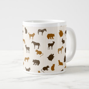 Animal pattern 1 large coffee mug