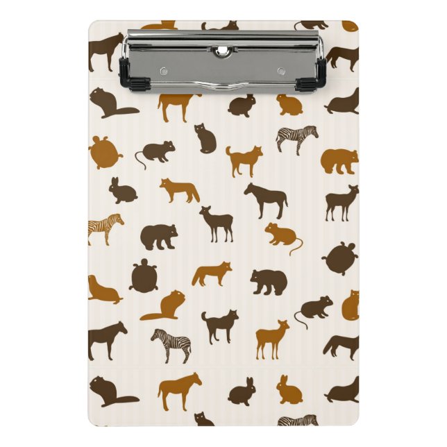 Animal pattern 1 mini clipboard (Front)