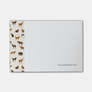 Animal pattern 1 post-it notes