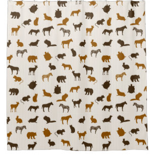 Animal pattern 1 shower curtain