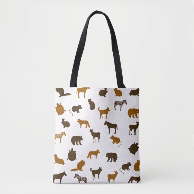 Animal pattern 1 tote bag (Front)
