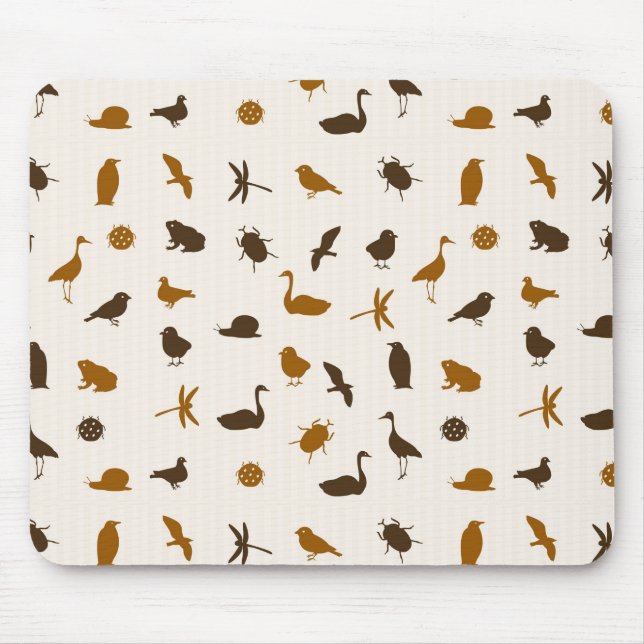 Animal pattern 2 mouse pad (Front)
