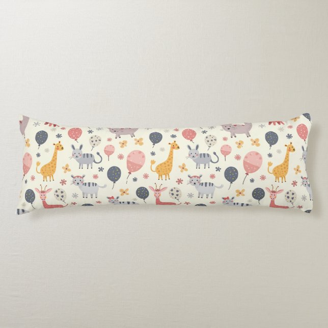Animal pattern body pillow (Front)