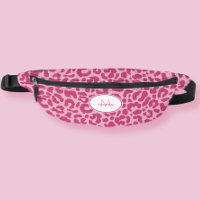 Animal Pattern Customised Name Pink Girly Travel