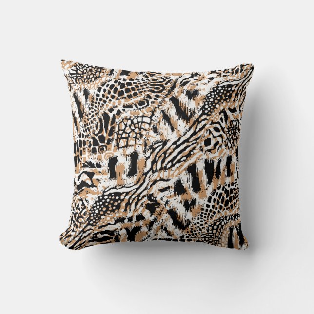 Animal pattern design. Modern leopard pattern desi Cushion (Front)