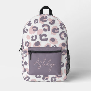 Animal Pattern Personalised Printed Backpack