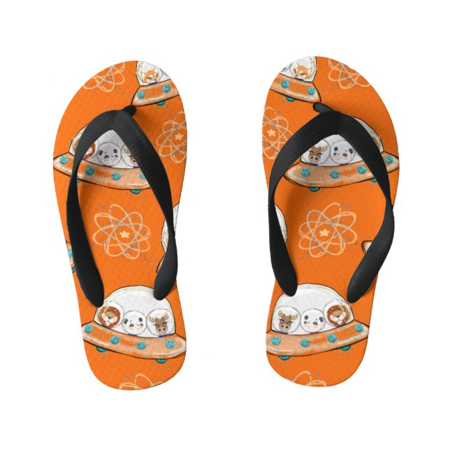 Animal Patterns Kid's Thongs (Footbed)