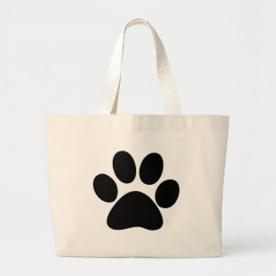 Animal Paw Large Tote Bag