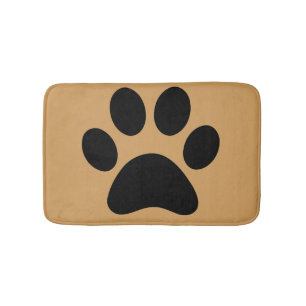 Animal Paw Print Bath Mat