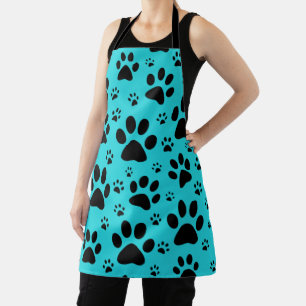 Animal paw print pattern  apron