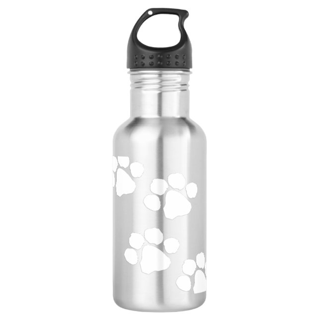 Animal Paw Prints 710 Ml Water Bottle (Front)