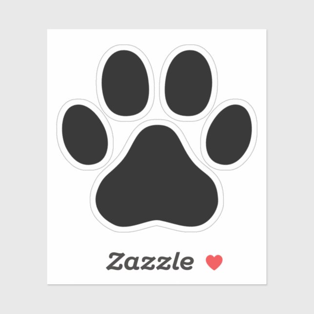 Animal Paw Prints with 5 Toes (Sheet)