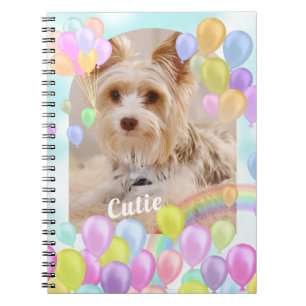 Animal Pet Photo Balloon Notebook
