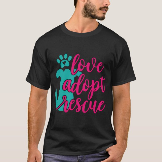 Animal Pet Rescue Owner T-Shirt (Front)