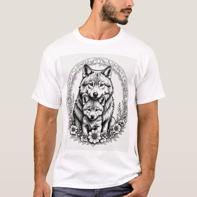 Animal picture T-shirt  (Front)