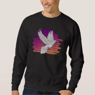 Animal Pigeon Breeder Dove Bird Retro Pigeon Sweatshirt