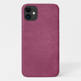 Animal Pink leather Print iPhone 11 Case