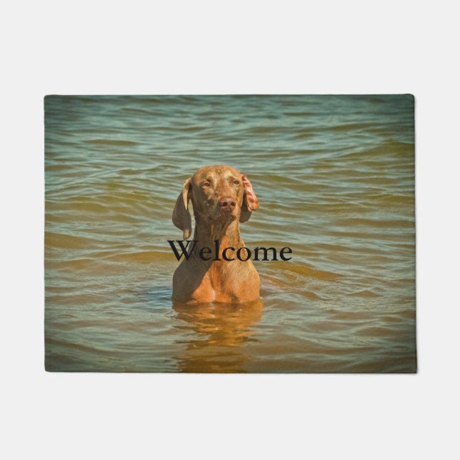 Animal Portrait Dog Doormat (Front)