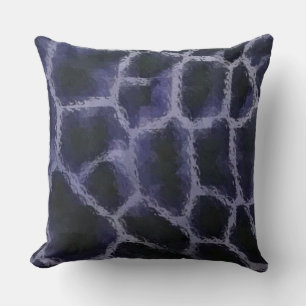 Animal Print Blue Cushion