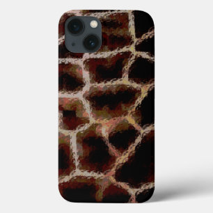 Animal Print Brown iPhone 13 Case