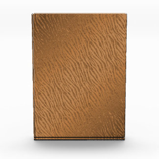 Animal Print Brown Glitter Glam Photo Block