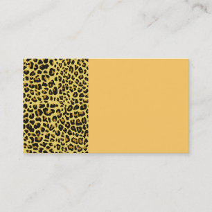 Animal Print Business Card