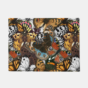 Animal print. Butterfly wings. Doormat