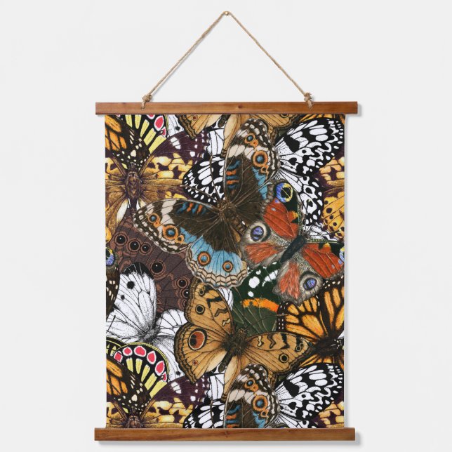 Animal print. Butterfly wings. Hanging Tapestry (Front)