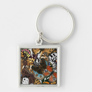 Animal print. Butterfly wings. Key Ring