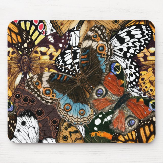 Animal print. Butterfly wings. Mouse Pad (Front)