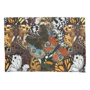 Animal print. Butterfly wings. Pillowcase