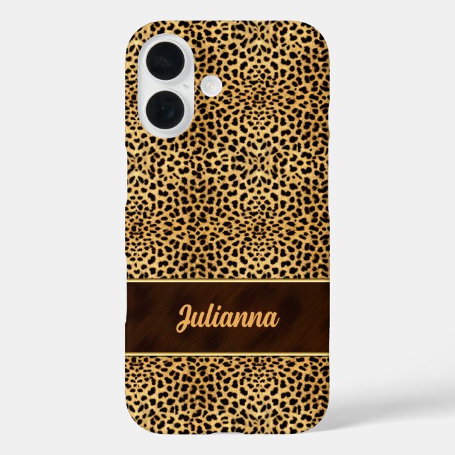 Animal Print Cheetah in Natural Hues Case-Mate iPhone Case (Back)