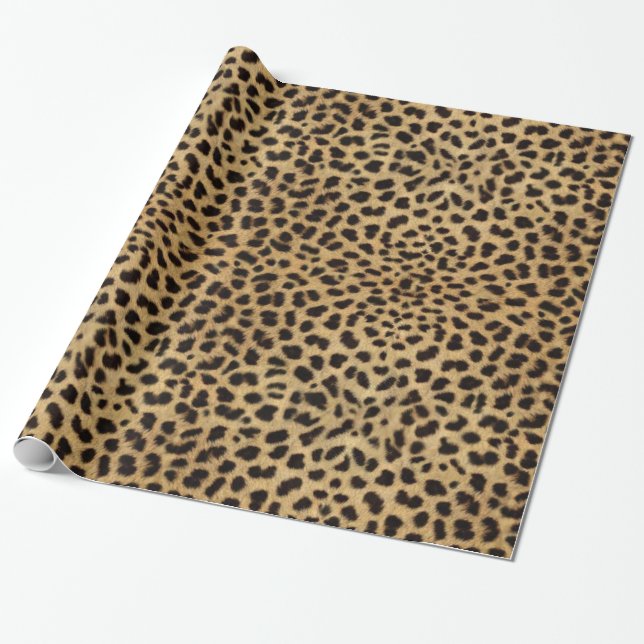 Animal Print CHEETAH Wrapping Paper (Unrolled)