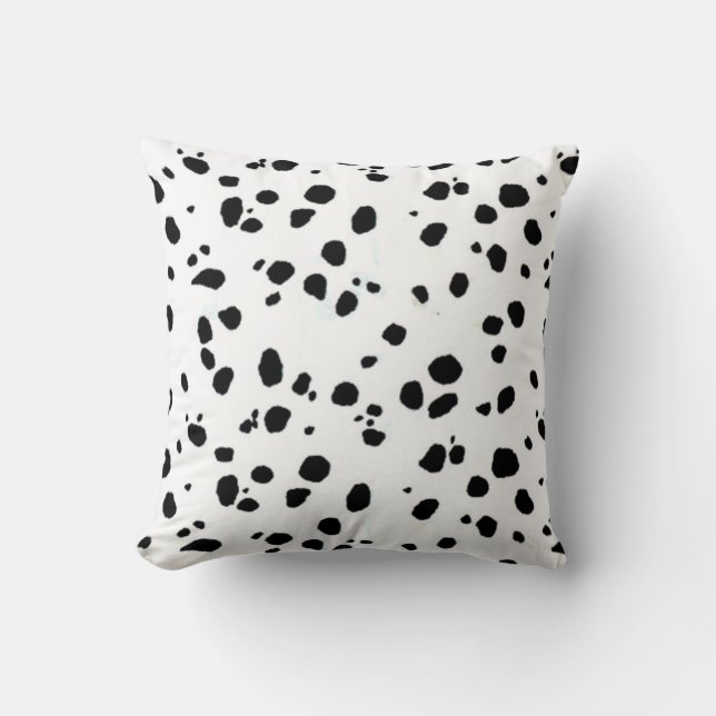 Animal Print Dalmation Cushion (Front)