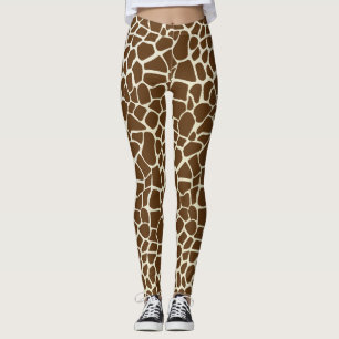Animal print design leggings