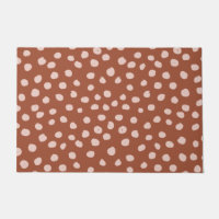 Animal Print Dots Rust Terracotta Dalmatian