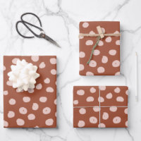 Animal Print Dots Rust Terracotta Dalmatian