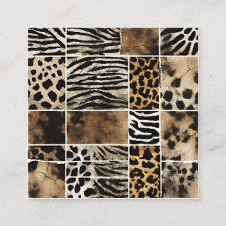 Animal Print - Enclosure Card