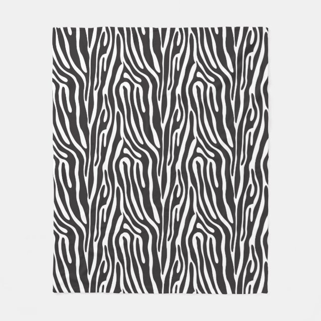 Animal Print Fleece Blanket (Front)