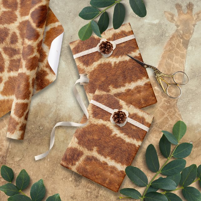 Animal Print Giraffe Wrapping Paper (Creator Uploaded)