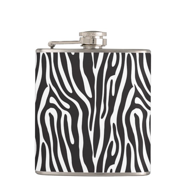 Animal Print Hip Flask (Front)