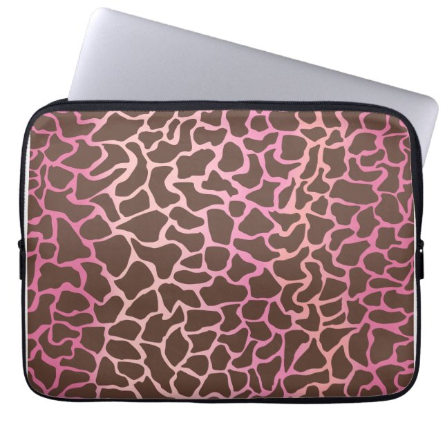Animal Print Laptop Sleeve (Front)