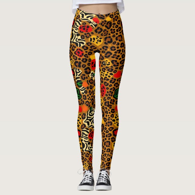 Animal Print Leggings (Front)
