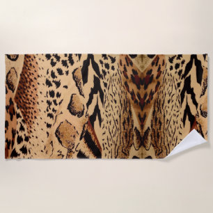 Animal print,leopard,cheetah beach towel