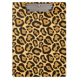 Animal print leopard clipboard