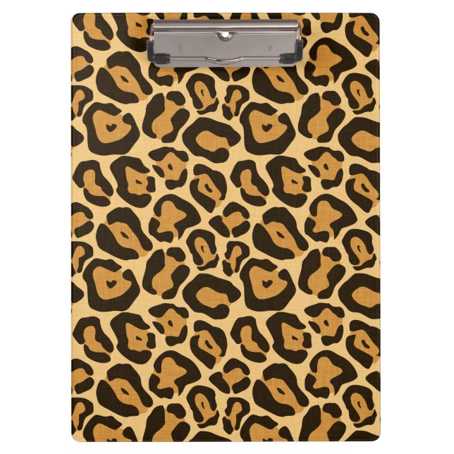 Animal print leopard clipboard (Front)