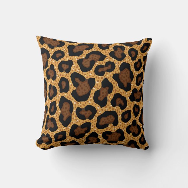 Animal Print Leopard Pattern cushion (Front)