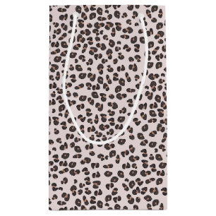 Animal Print Leopard Safari Baby Shower Small Gift Bag